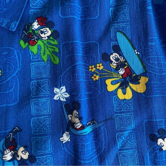 Disney store Hawaiian Mickey men’s short sleeve‎ button up size XXL - Picture 5 of 7